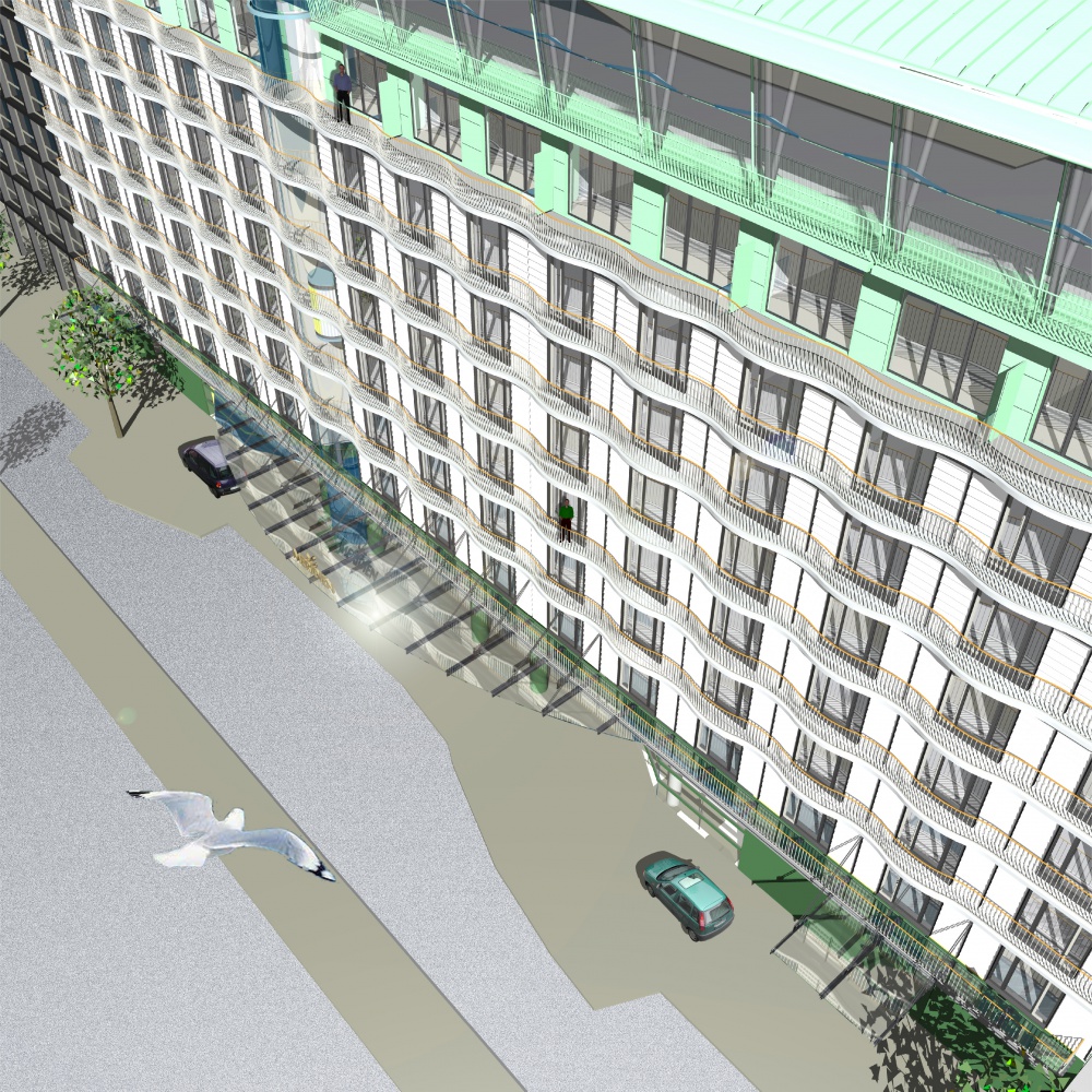 &copy; euroterra, Entwurf: ABH Heese, Kleffel Köhnholdt Partner (Fassade)