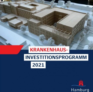 Unser Model(l) für das Cover des Krankenhaus-Investitionsprogramms 2021